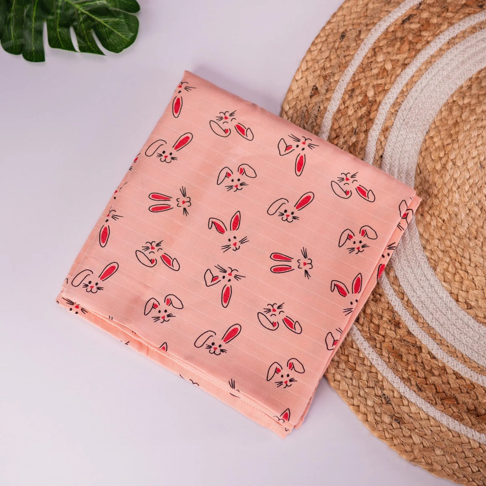 `A Bunny – Muslin Swaddle`