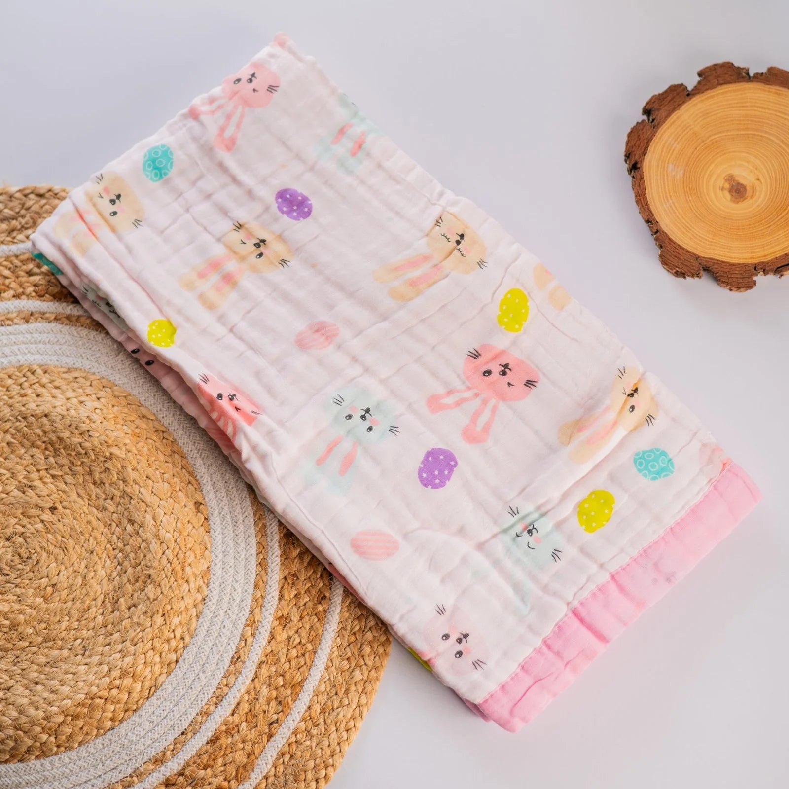 Bunny Face – 6 Layer Blanket 110*110cm