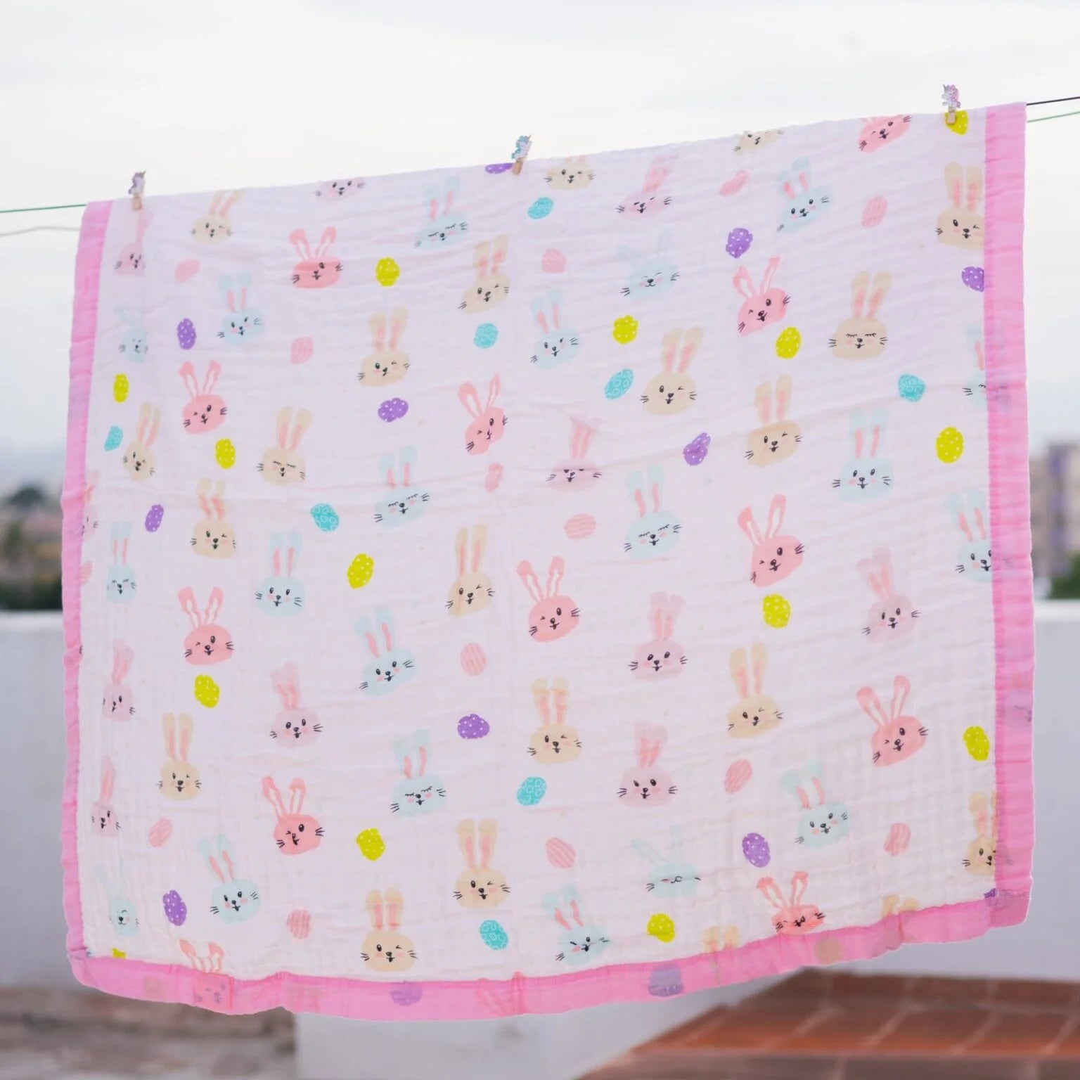 Bunny Face – 6 Layer Blanket 110*110cm