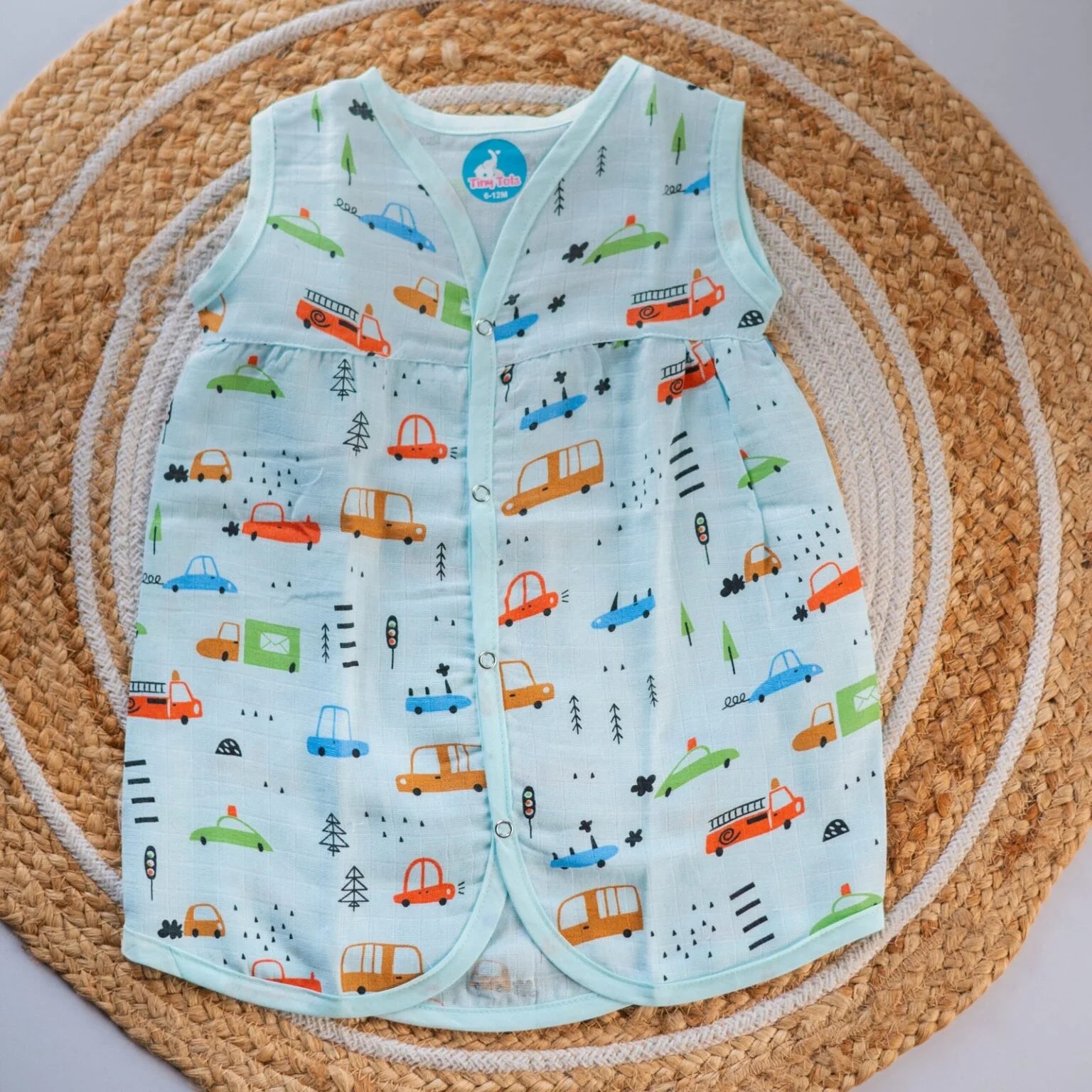 Bus – Chest cut Color Muslin Frock