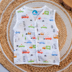 Bus – Muslin Button Jabla