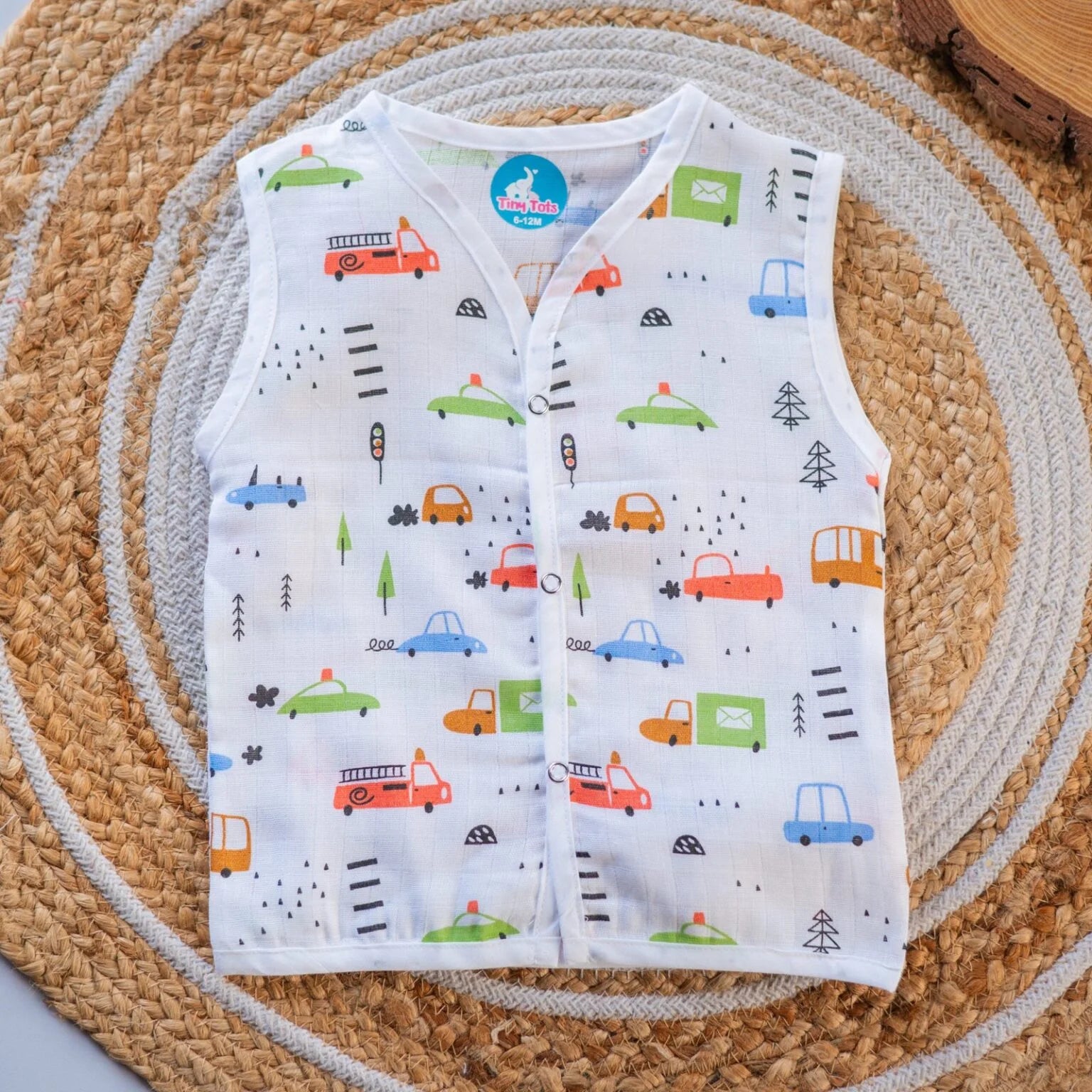 Bus – Muslin Button Jabla