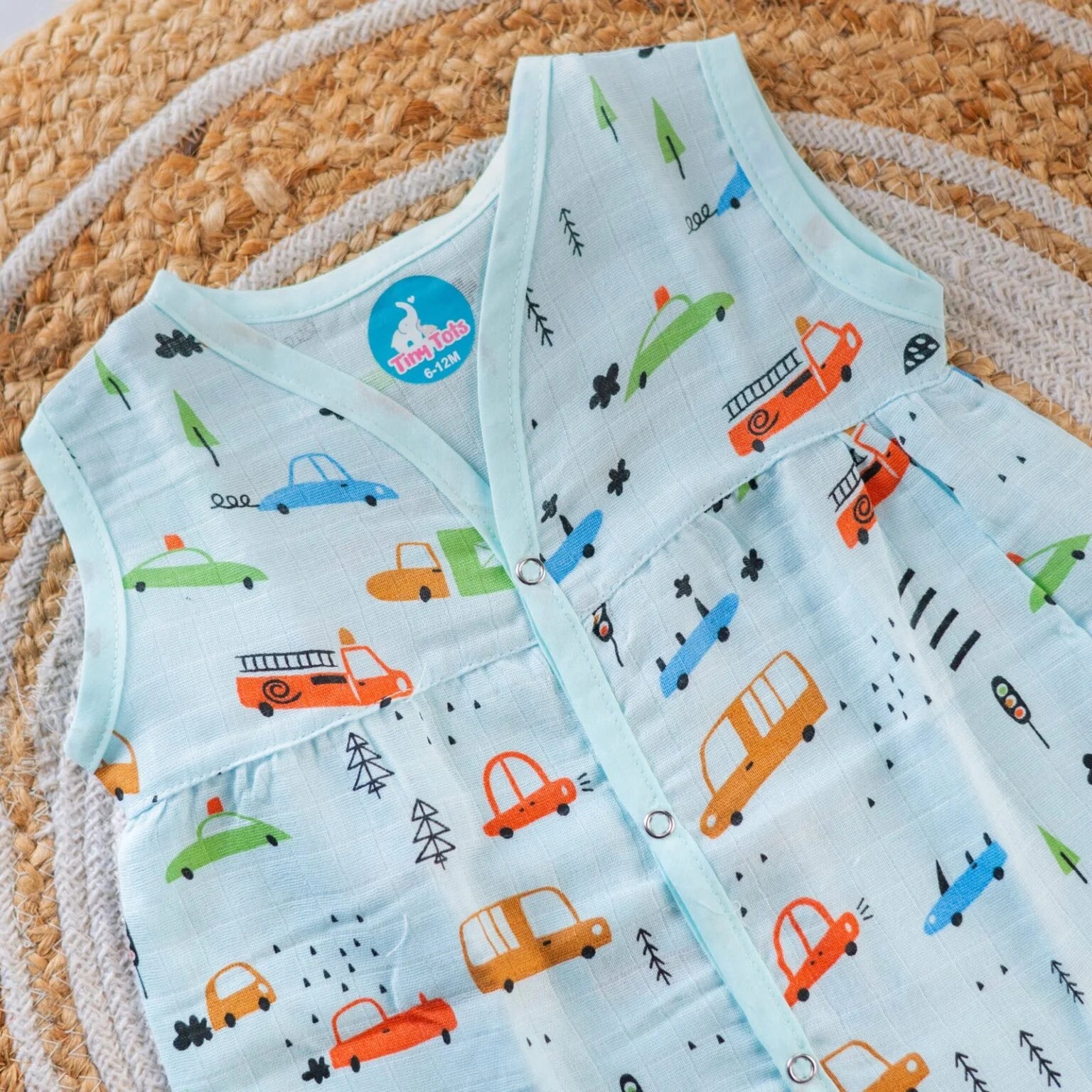 Bus – Chest cut Color Muslin Frock