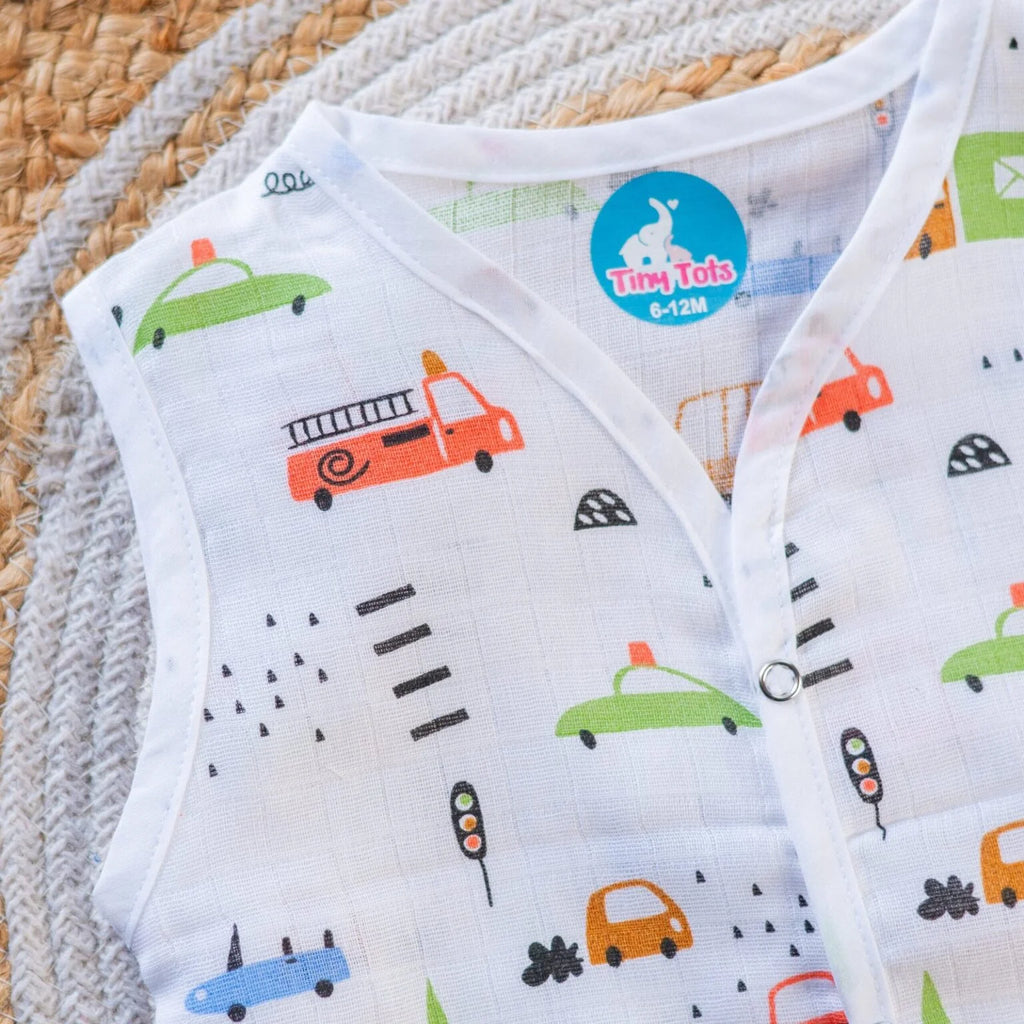 Bus – Muslin Button Jabla