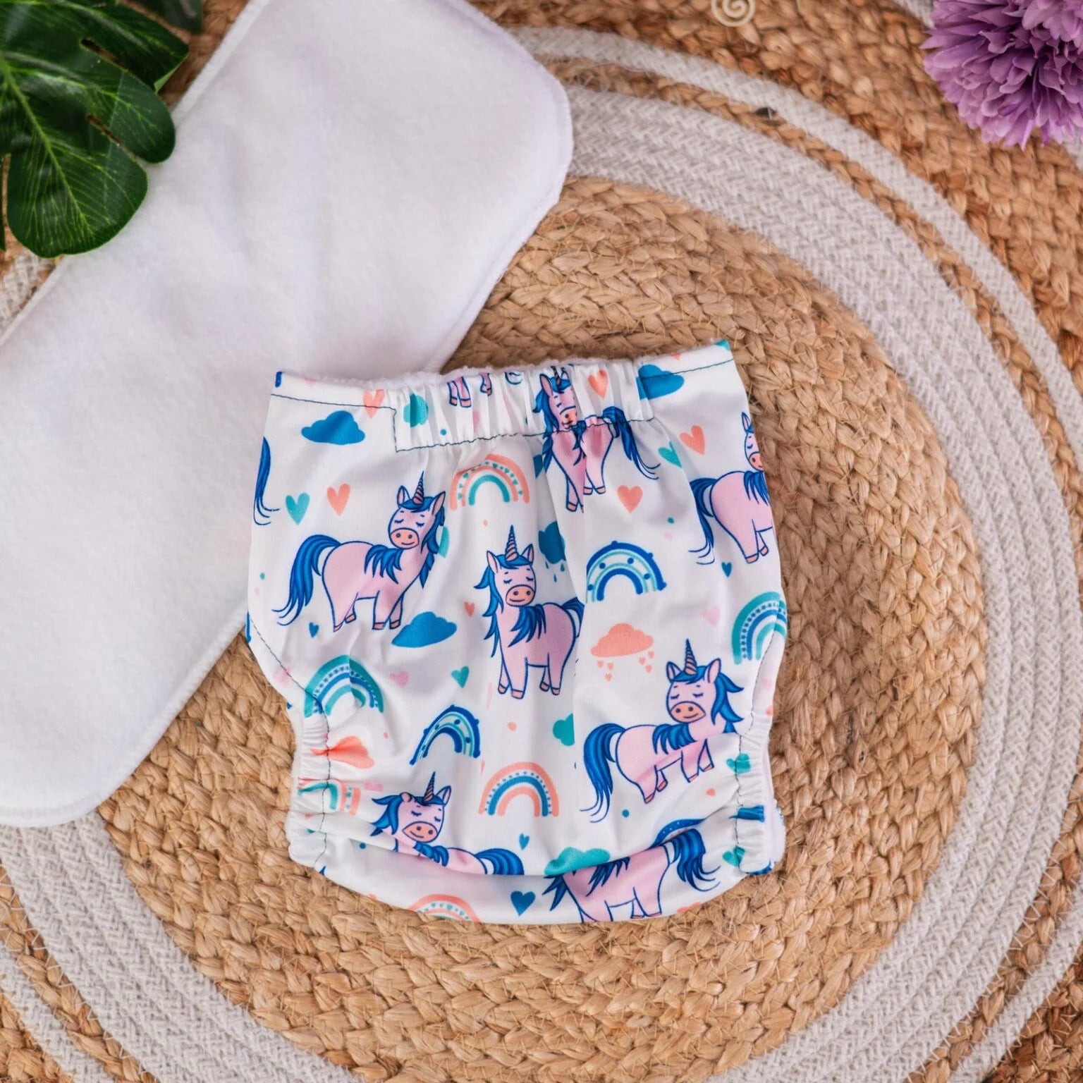 The Tiny Tots Organic Reusable Cloth Diapers – Unicorn