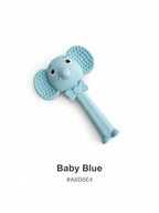 Elephant Rattle Teether -Blue