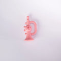 Trumpet Rattle Teether – Pink