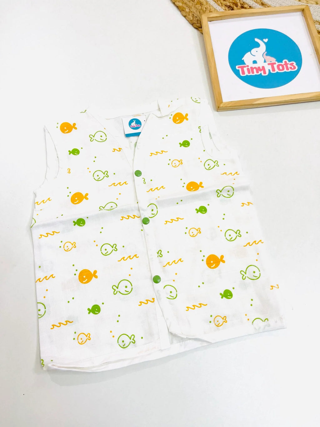 Fish – Muslin Button Jabla