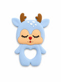 Sleeping Deer (Baby Blue ) – Silicone Teether