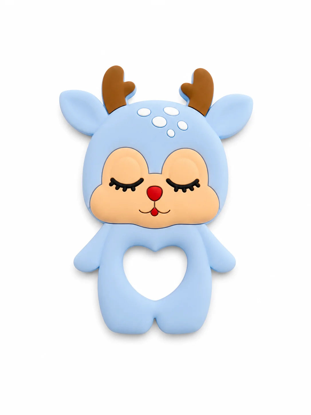 Sleeping Deer (Baby Blue ) – Silicone Teether