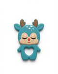 Sleeping Deer (Teal Blue) – Silicone Teether