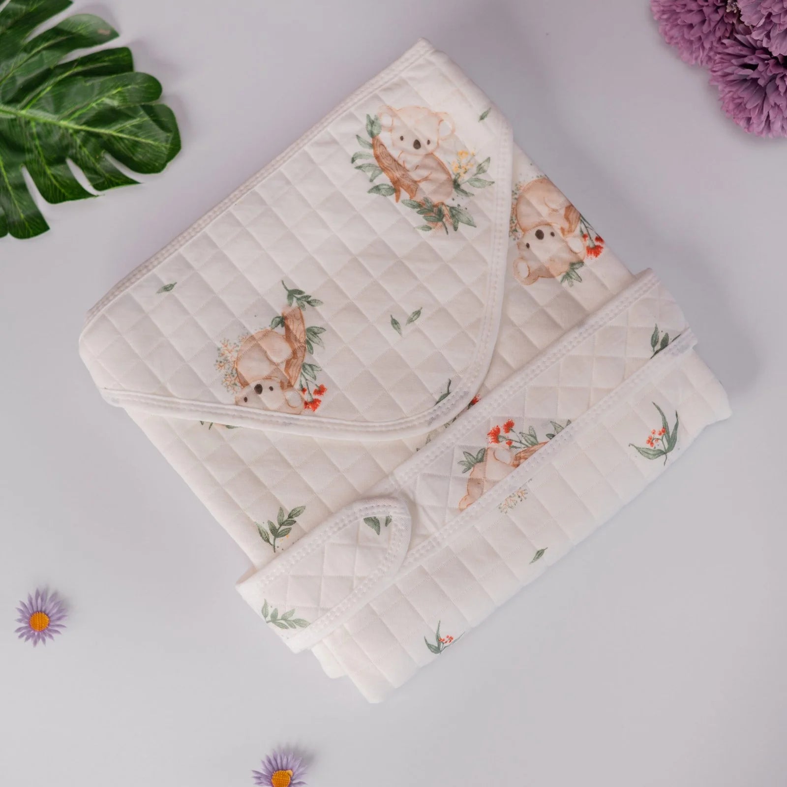 Bear – Muslin Hooded Towel With Belt