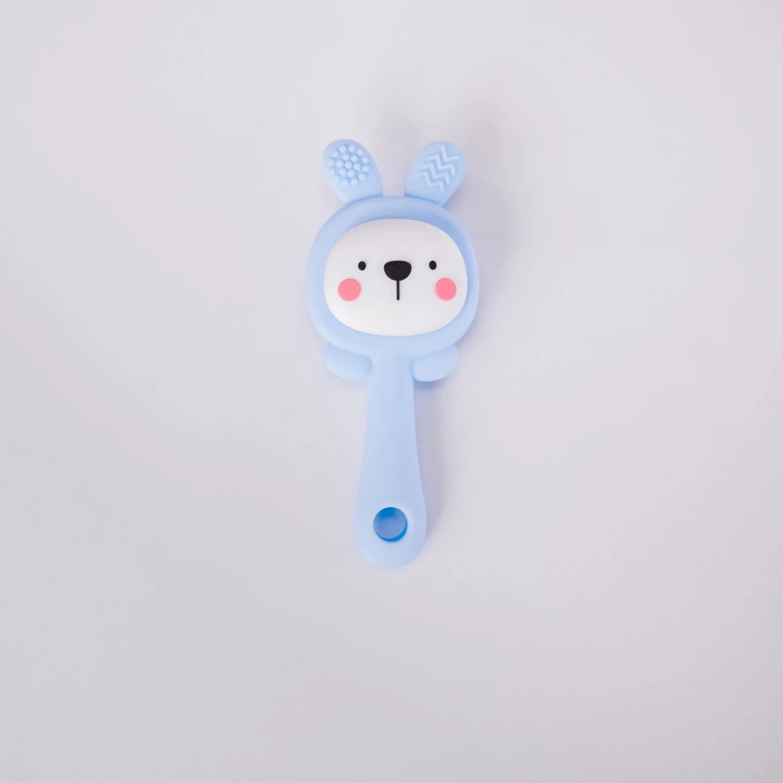 Bunny Rattle Teether – Blue