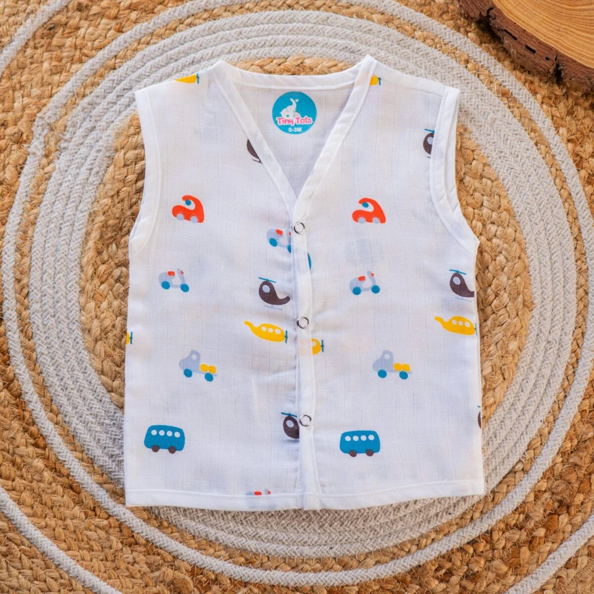 Car – Muslin Button Jabla