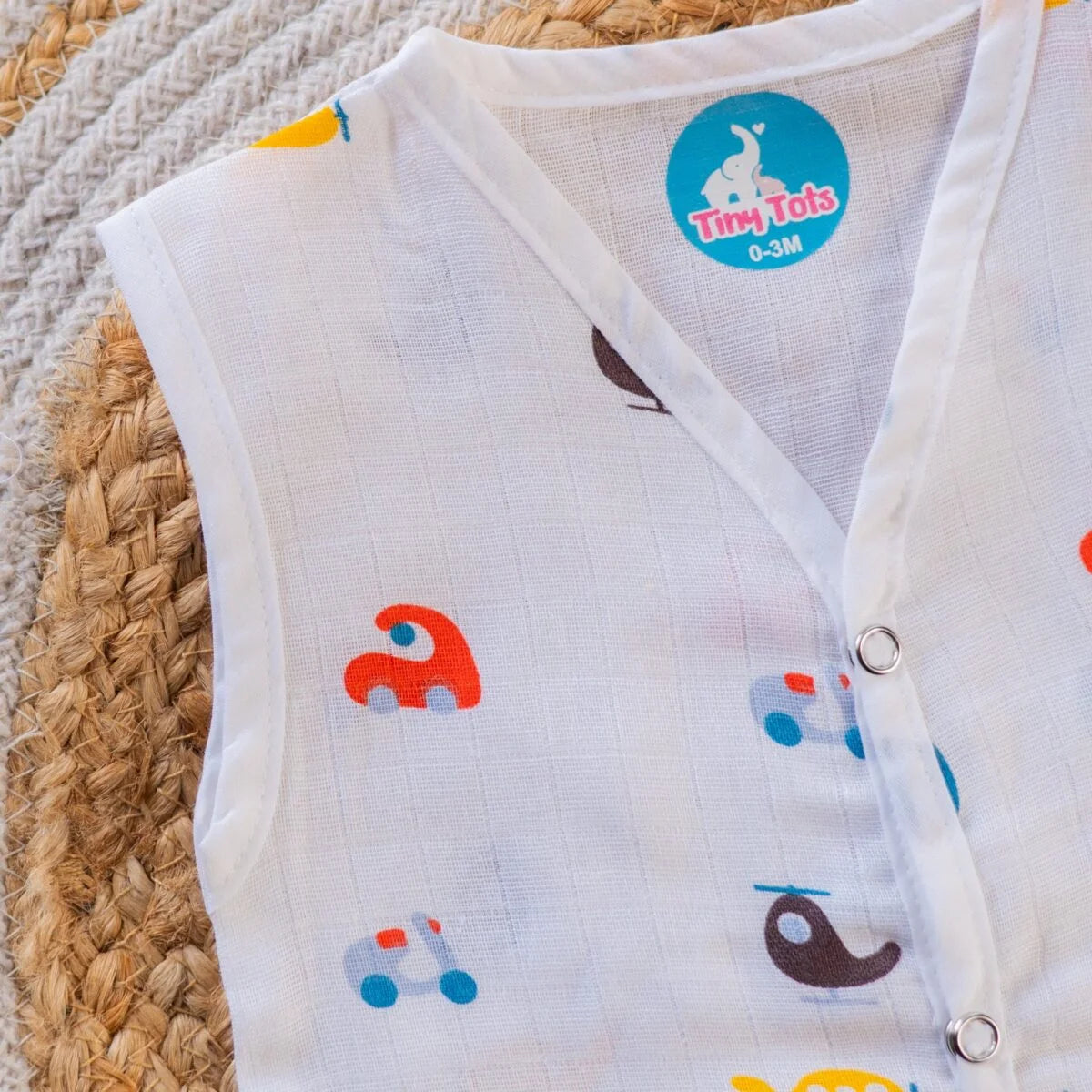 Car – Muslin Button Jabla