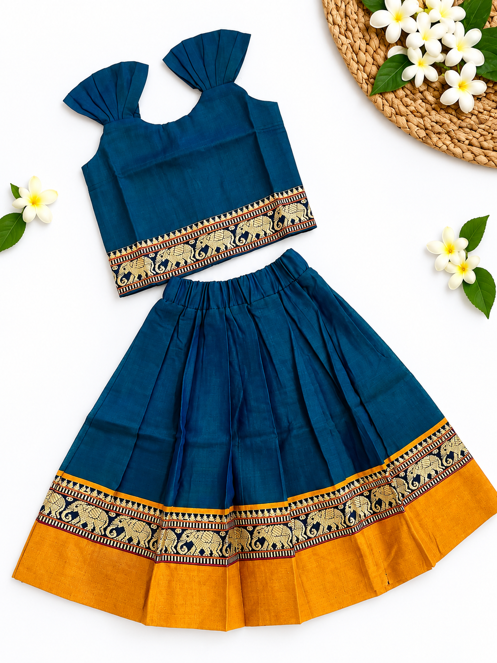 Narayanpet - Peacock Blue