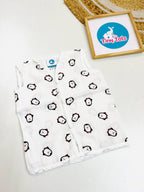 Penguin- Muslin Button Jabla