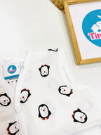Penguin- Muslin Button Jabla