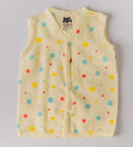 Polka Dots – Muslin Button Jabla