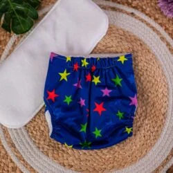 The Tiny Tots Organic Reusable Cloth Diapers – Blue Star