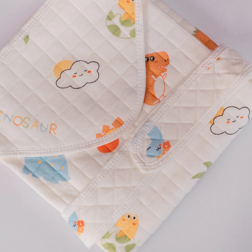 Dino – Muslin Hooded Towel With Belt