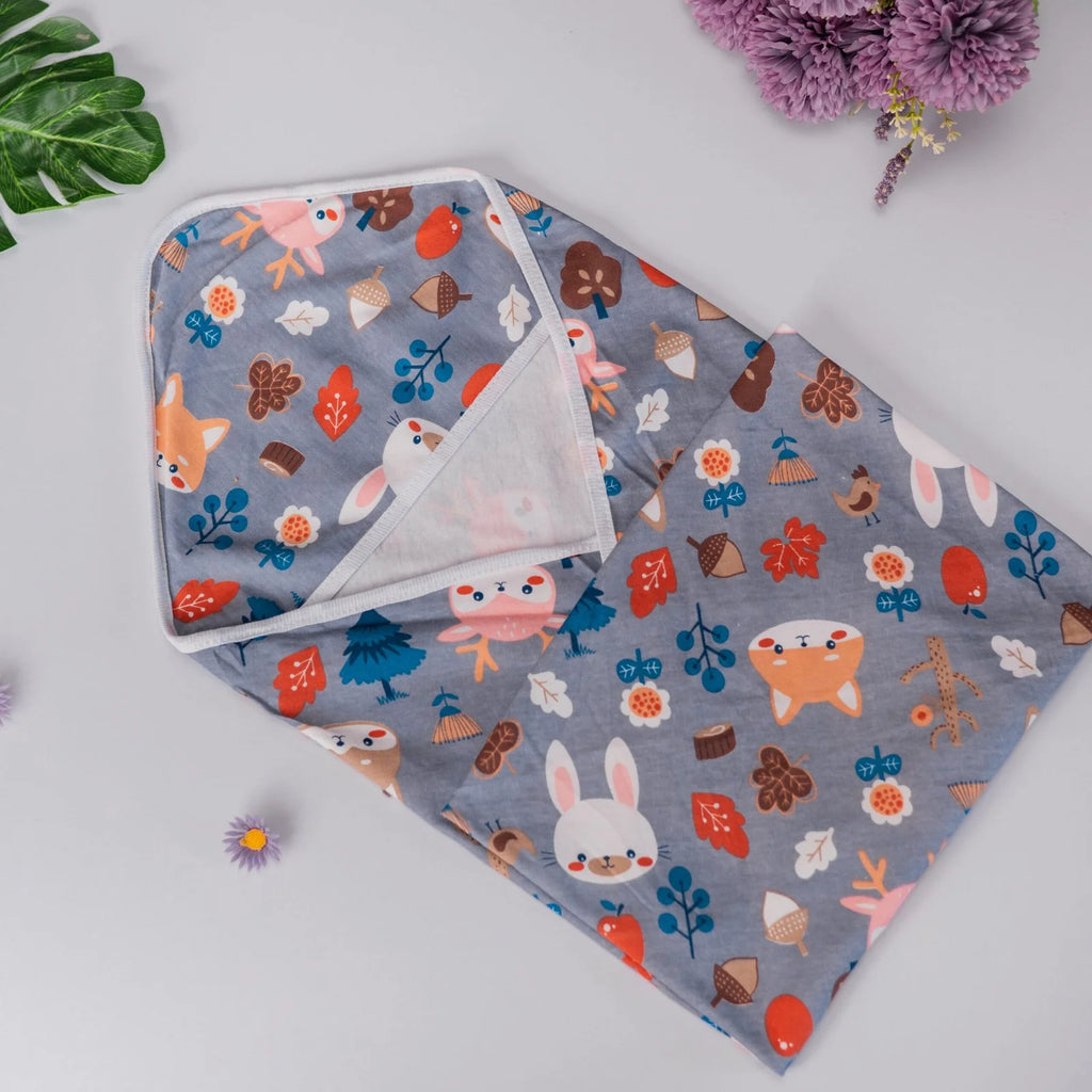 Newborn Receiving Blanket- Autumn Forest