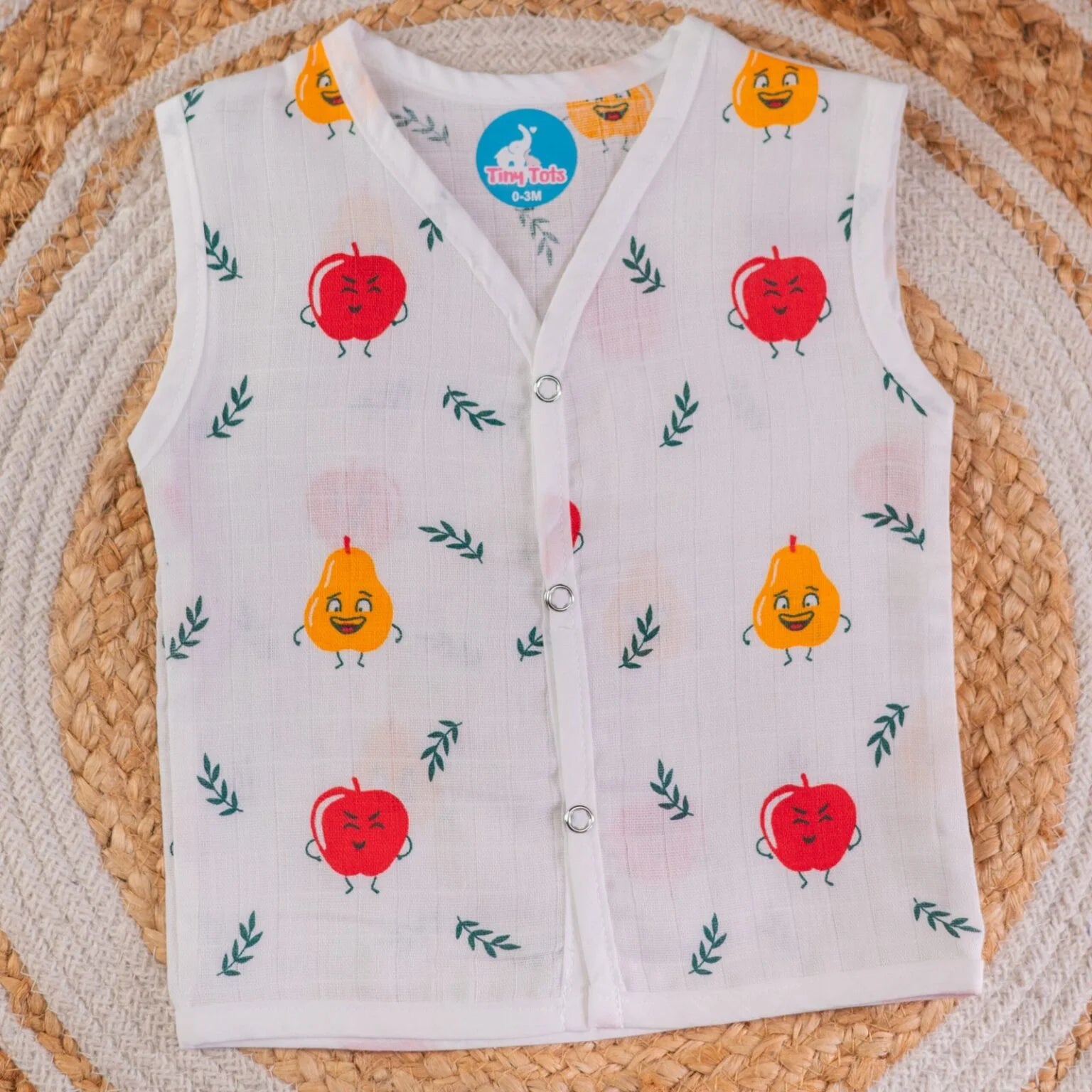 Cherry – Muslin Button Jabla