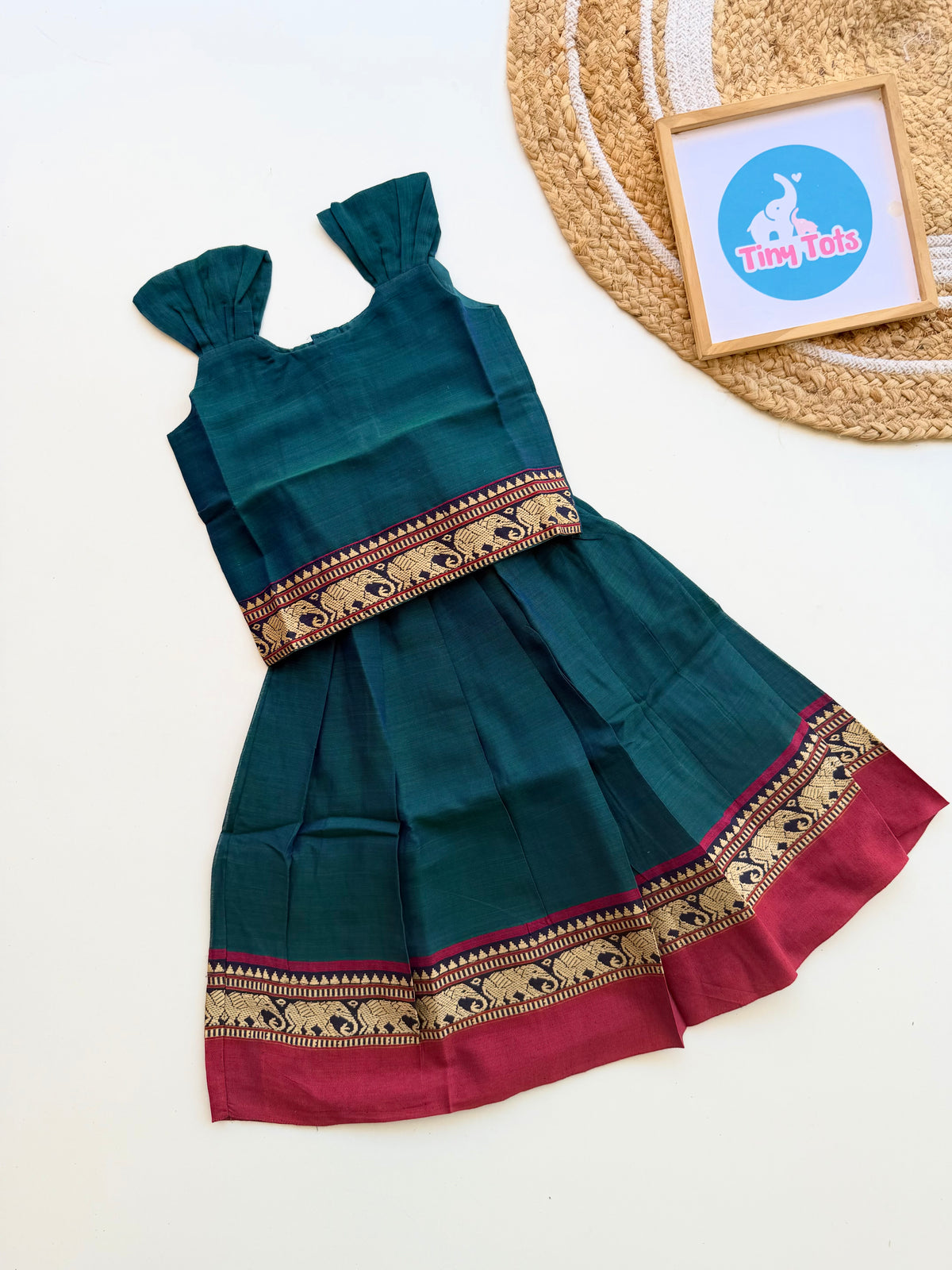 Narayanpet - Deep Teal Blue