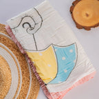 Elephant with Umbrella – 6 Layer Blanket 110*110cm