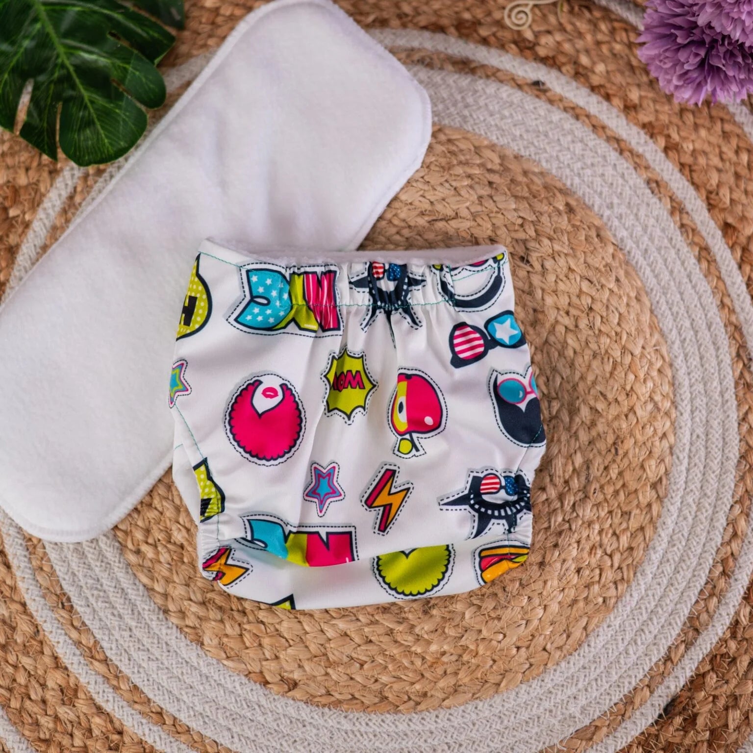 The Tiny Tots Organic Reusable Cloth Diapers – Green Playful