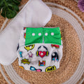 The Tiny Tots Organic Reusable Cloth Diapers – Green Playful