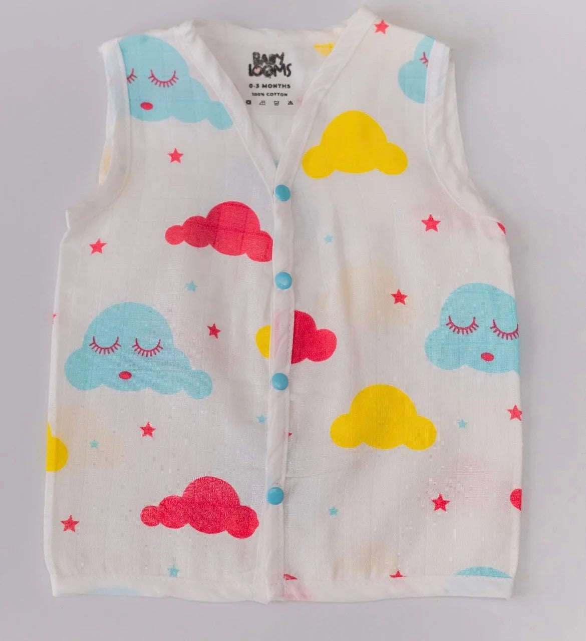 Cloud – Muslin Button Jabla
