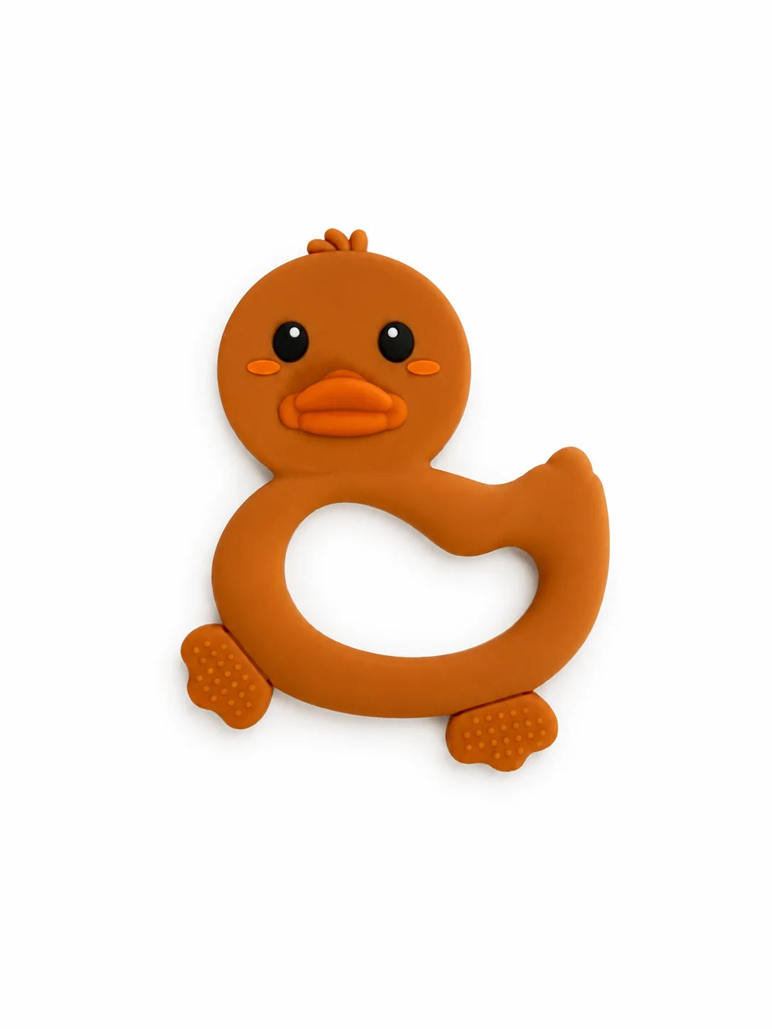 Duck (Chocolate Brown) – Silicone Teether
