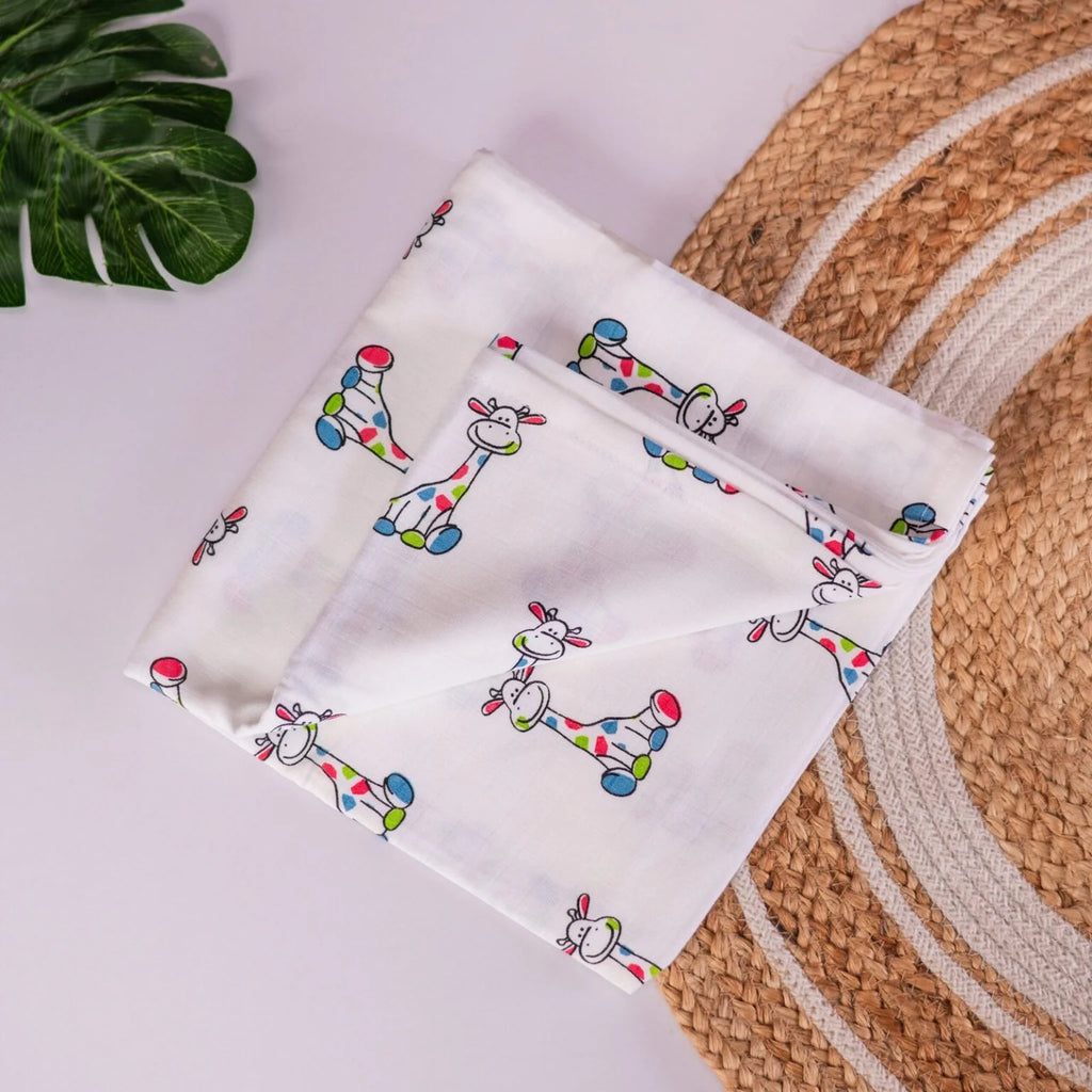 Giraffe – Muslin Swaddle
