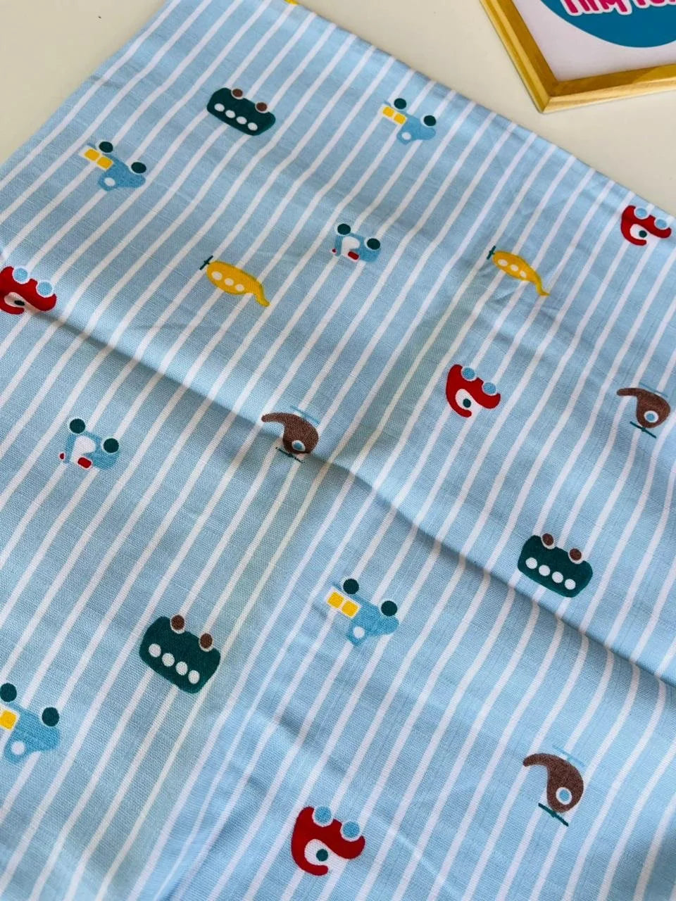 Muslin Blanket – 2 layered (Blue)