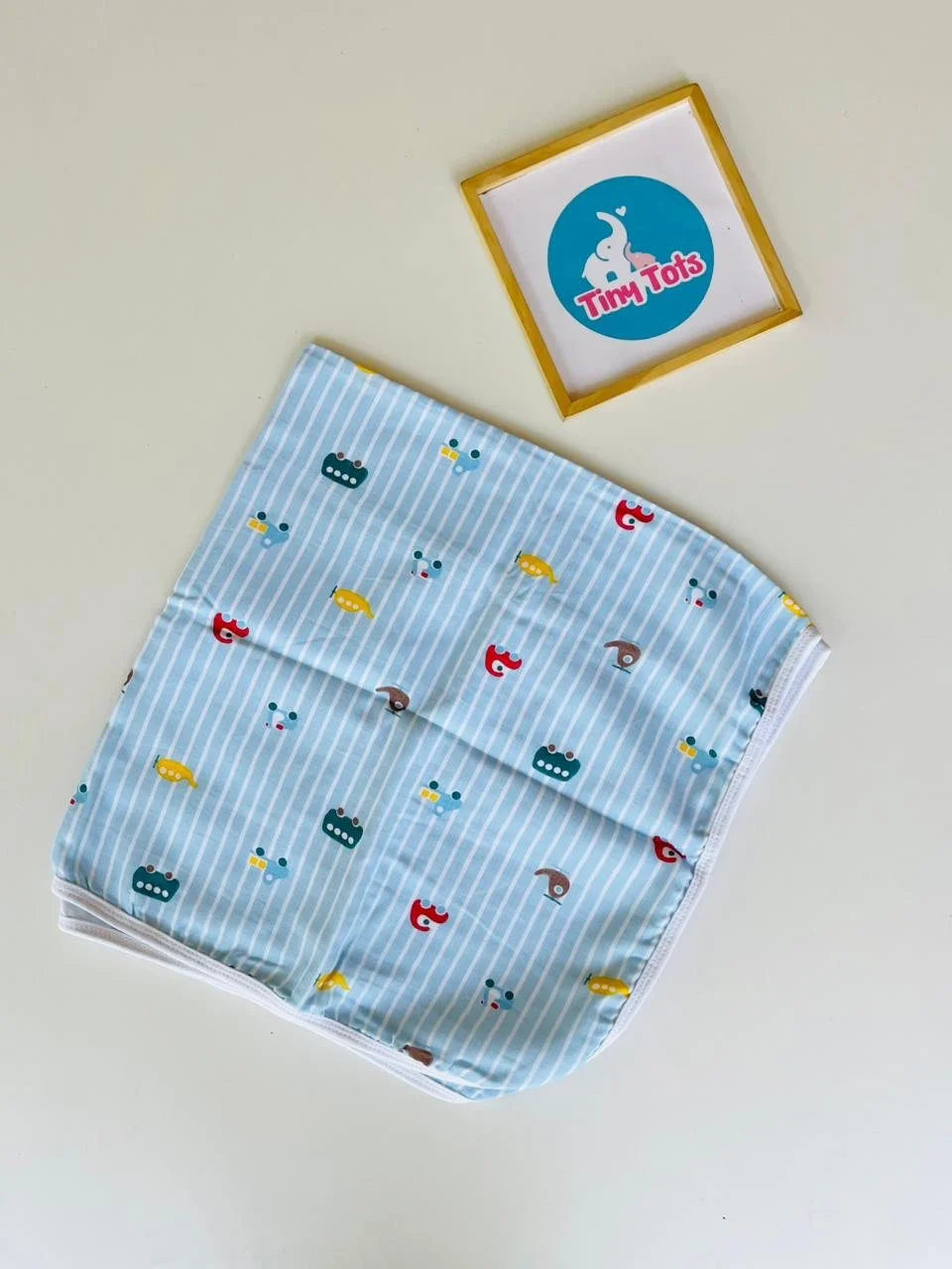Muslin Blanket – 2 layered (Blue)