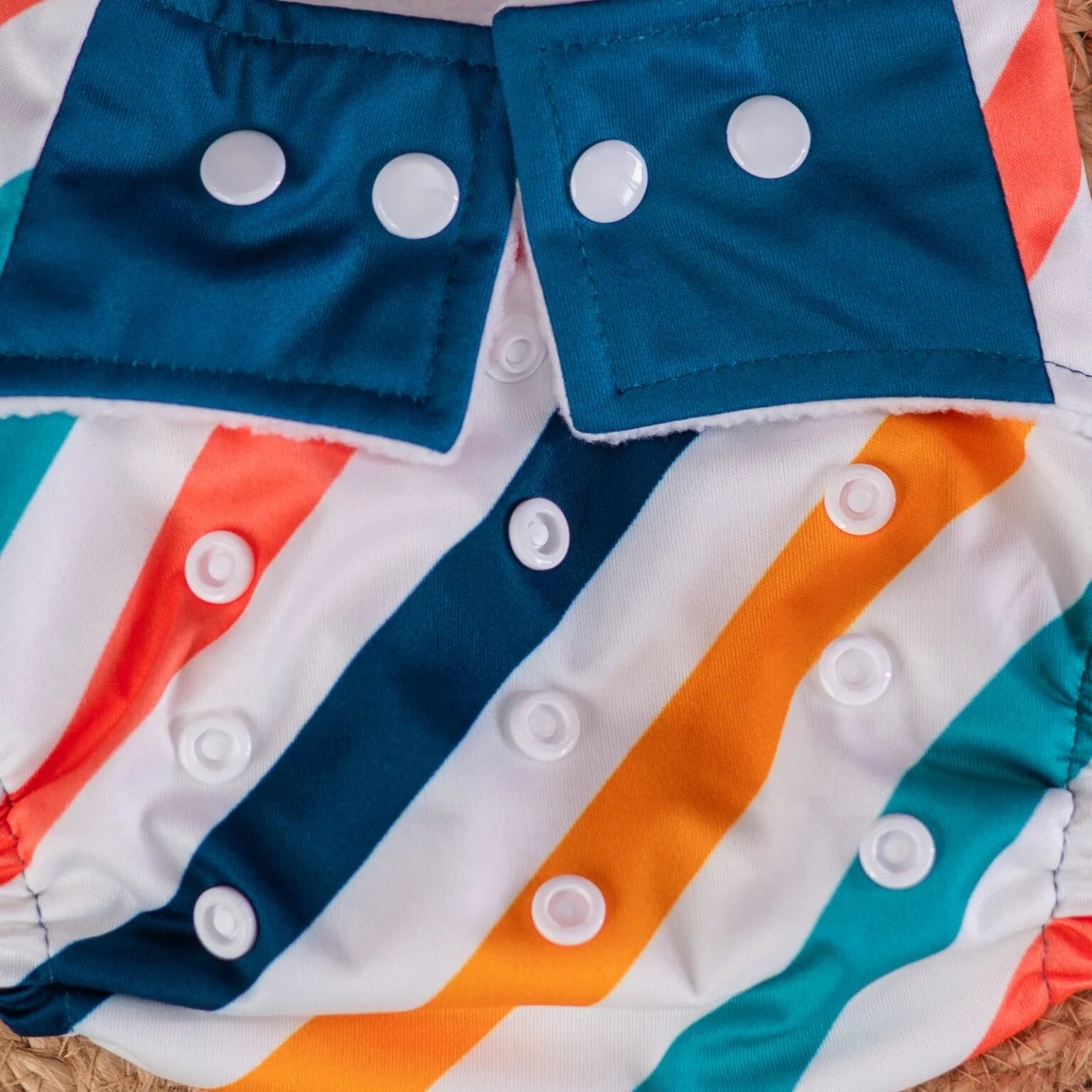 The Tiny Tots Organic Reusable Cloth Diapers – Stripe