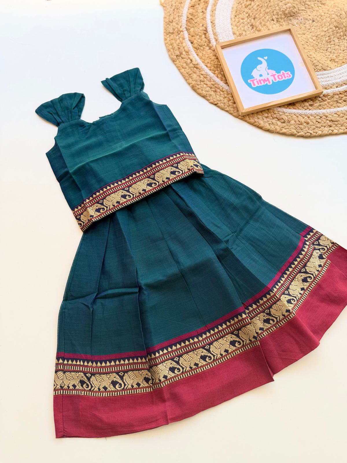 Narayanpet - Deep Teal Blue