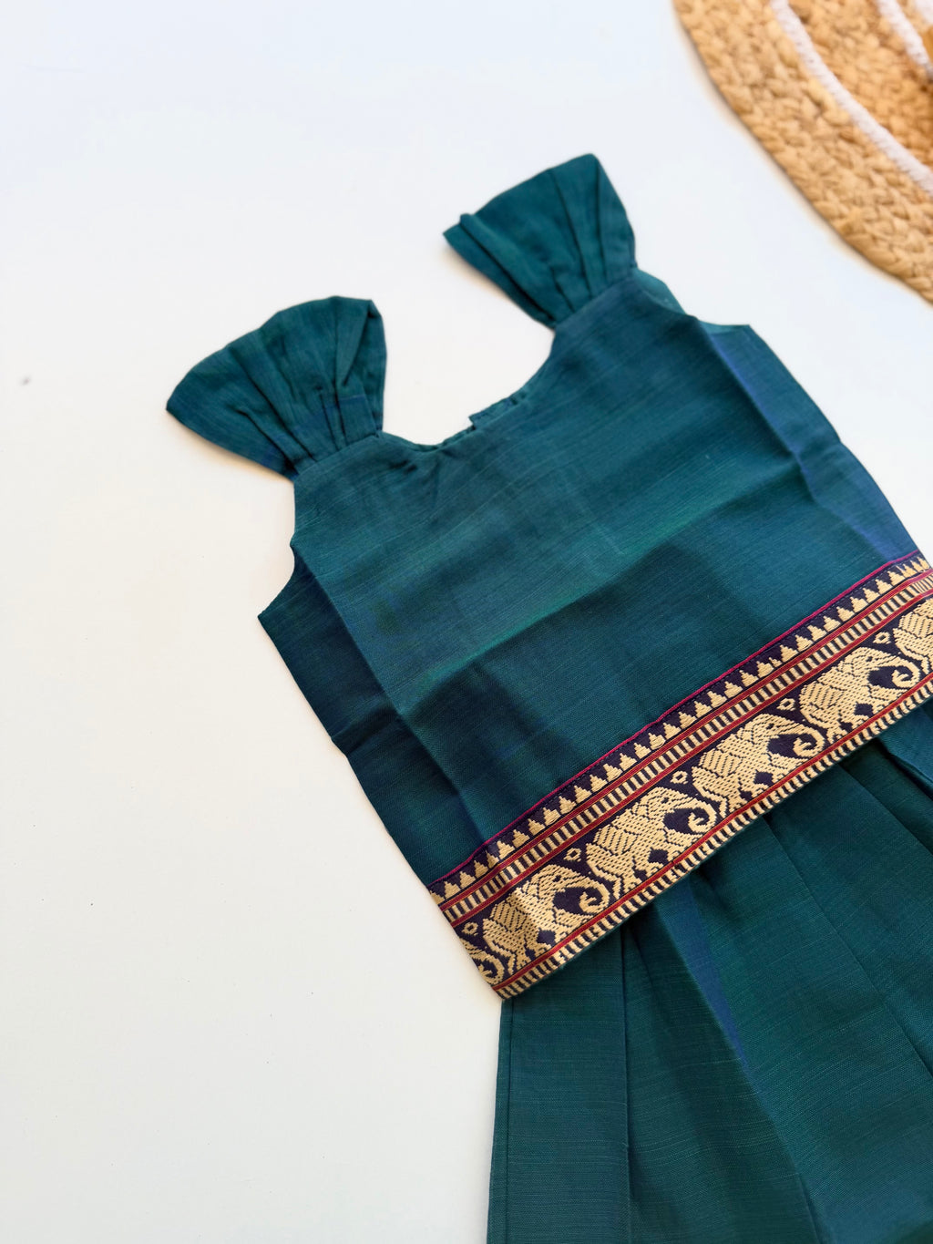 Narayanpet - Deep Teal Blue