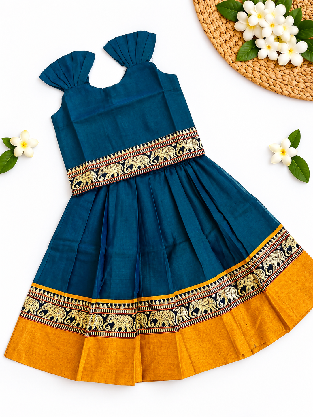 Narayanpet - Peacock Blue