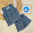 Jabla Short Set – Slate Blue