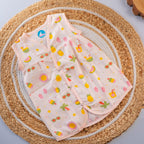 Fruits – Chest cut Color Muslin Frock