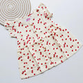 Crinkle Muslin Heart Print Baby Frock – Soft, Breathable & Stylish