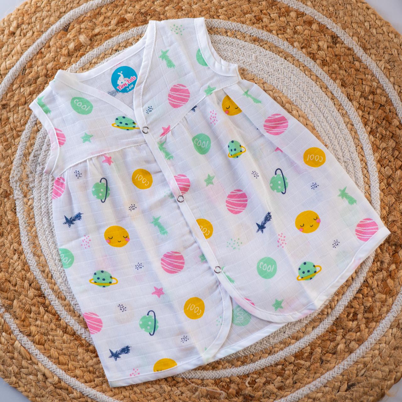 Saturn – Chest cut Muslin Frock
