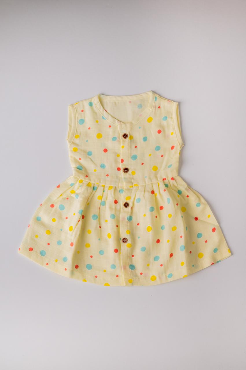 A Polka Dots – Muslin Frock