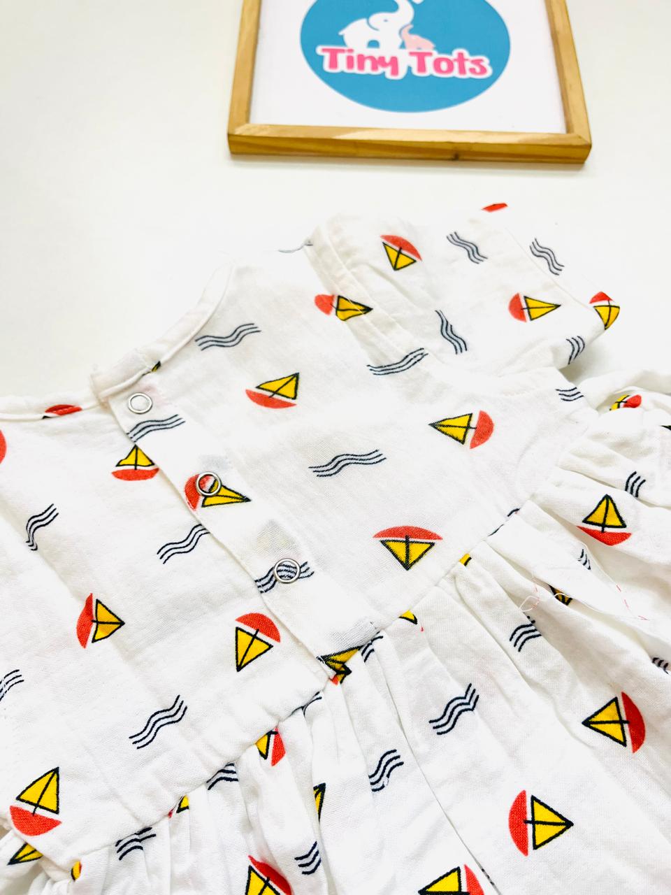 Ship – Muslin Crossover Frock