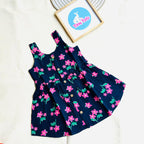 A Navy Blue Floral – Ria Frock