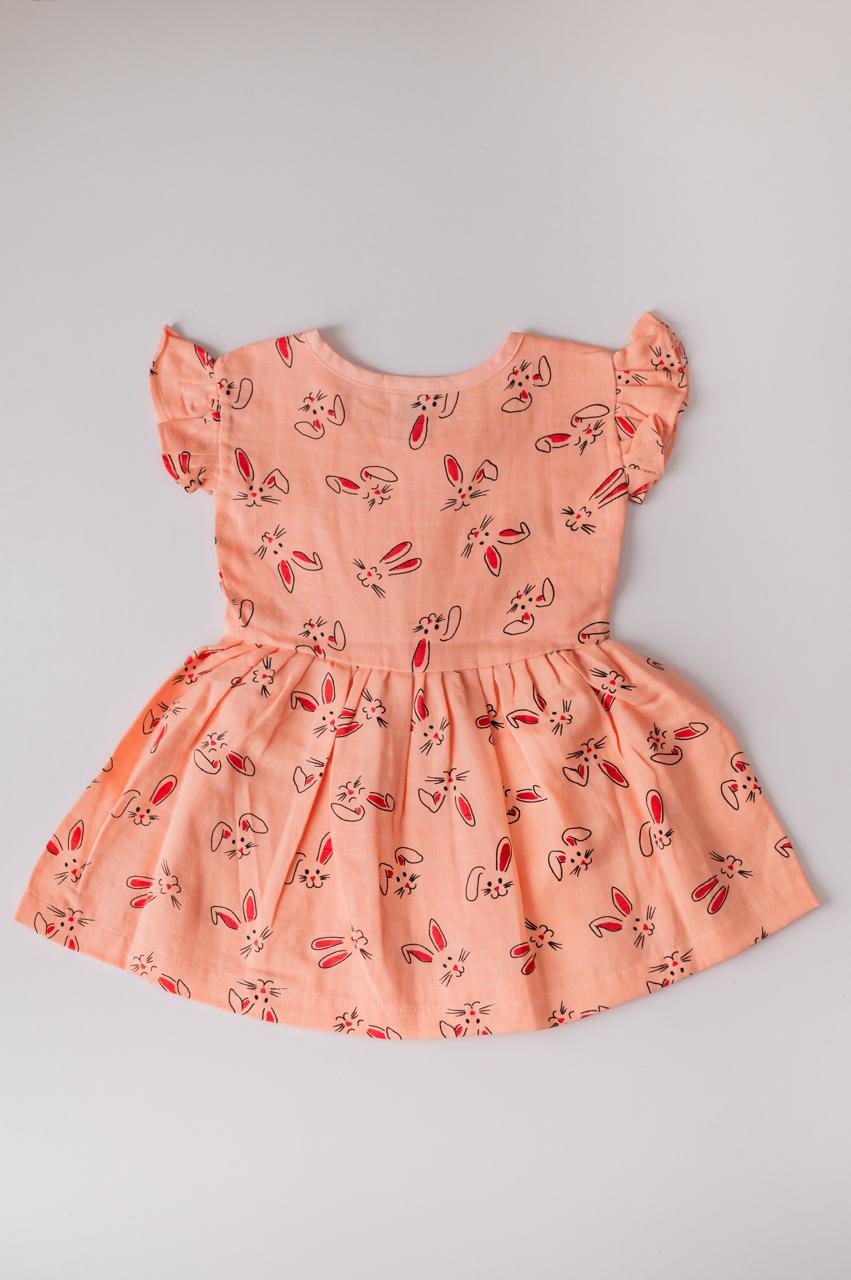 Bunny – Muslin Front Button Frock