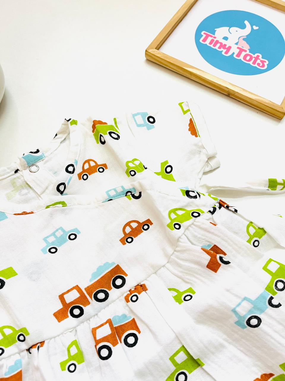 Car – Muslin Crossover Frock