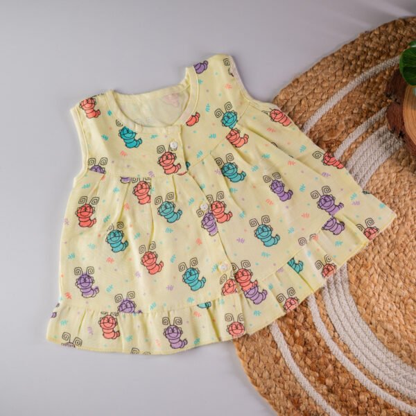 A Caterpillar - Muslin Frill Frock